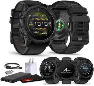 Garmin tactix 8 51mm, AMOLED Display, Premium Tactical GPS Smartwatch, Includes Applied Ballistics Ultralight Solver