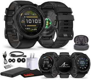 Garmin tactix 8 51mm, AMOLED Display, Premium Tactical GPS Smartwatch, Includes Applied Ballistics Ultralight Solver