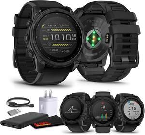 Garmin tactix 8 51mm, Solar Charged Display, Elite, Premium Tactical GPS Smartwatch, Includes Applied Ballistics Elite Solver, Titanium Bezel, Sapphire Lens, 40-Meter Dive Rating