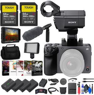 Sony FX30 Digital Cinema Camera with XLR Handle Unit + 4K Monitor + 2 x Cards + More