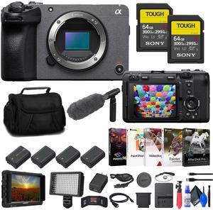 Sony FX30 Digital Cinema Camera + 4K Monitor + 2 x 64GB SF-G Tough Card + More