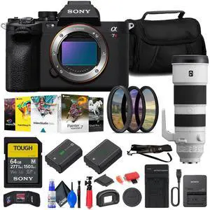 Sony a7R V Mirrorless Camera + Sony FE 200-600mm Lens   + 64GB Card + Filter Kit + More