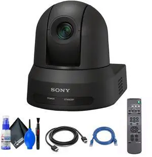 Sony SRG-X40UH PTZ Camera (Black) + Ethernet & HDMI Cables + Cleaning Set