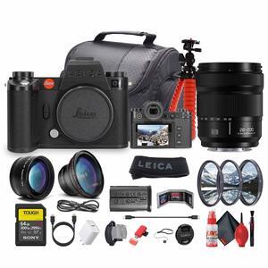 Leica SL3-S Mirrorless Digital Camera + Panasonic 28-200mm Lens + 64GB Memory Card Bundle
