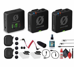 RODE Wireless PRO 2-Person Clip-On Microphone Recorder with Lavaliers (2.4 GHz) - Bundle