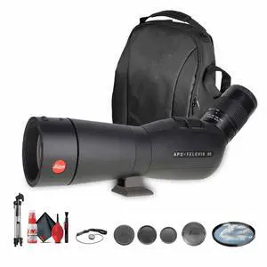 Leica APO-Televid 25-50x65mm Spotting Scope (Angled Viewing) + Tripod + BackPack - Bundle