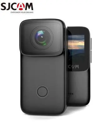 SJCAM C200 4K24FPS Action Camera Ultra HD Underwater Camera 154 Degree Wide Angle 131FT Waterproof Camera Black