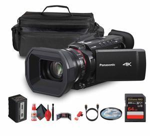 Panasonic HC-X1200 UHD 4K HDMI Lightweight Compact Camcorder with 24x Zoom + Case - Bundle