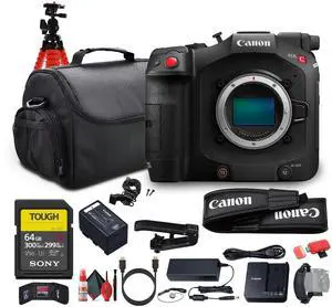 Canon EOS C80 6K Full-Frame Cinema Camera (Canon RF) + 64GB Memory Card + More