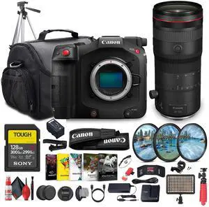 Canon EOS C80 6K Full-Frame Cinema Camera (Canon RF) + Canon RF 24-105mm Lens + More