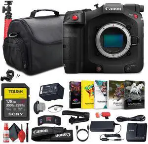 Canon EOS C80 6K Full-Frame Cinema Camera (Canon RF) + 128GB Memory Card + More