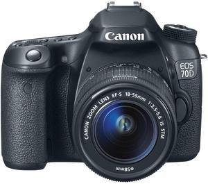 Canon EOS 70D Digital SLR Camera with 18-55mm STM Lens