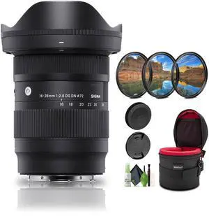 Sigma 16-28mm f/2.8 DG DN Contemporary Lens for E + Cleaning Kit + Lens Case