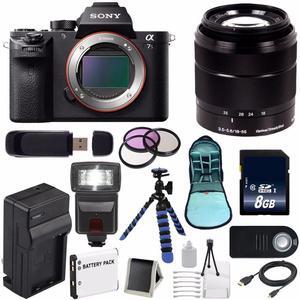 Sony Alpha a7S II a7S Mark II a7SII ILCE7SM2/B Mirrorless Digital Camera (International Model) + Sony E-Mount SEL 18-55m