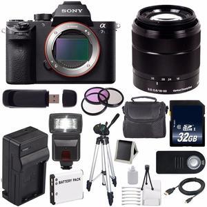 Sony Alpha a7S II a7S Mark II a7SII ILCE7SM2/B Mirrorless Digital Camera (International Model) + Sony E-Mount SEL 18-55m