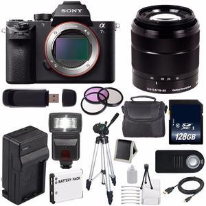 Sony Alpha a7S II a7S Mark II a7SII ILCE7SM2/B Mirrorless Digital Camera (International Model) + Sony E-Mount SEL 18-55m