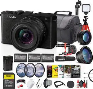 Panasonic Lumix S9 Mirrorless Camera with 18-40mm f/4.5-6.3 Lens (Black) + More