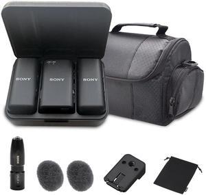 Sony ECM-W3 2-Person Wireless Mic System | Noise Reduction, Clear Audio + More