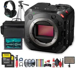Panasonic Lumix BS1H Full-Frame Box Cinema Camera + More Accessory Bundle