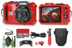 KODAK PIXPRO WPZ2 Rugged Waterproof Dustproof Digital Vlogging Camera (Red)