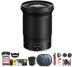Nikon NIKKOR Z 20mm f/1.8 S Ultra-Wide Lens | Weather-Sealed, Silent Autofocus + More