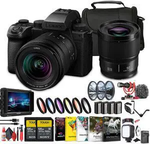 Panasonic Lumix S5 IIX Mirrorless Camera with 20-60mm and 50mm Lenses Kit