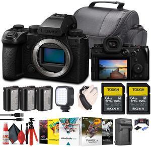 Panasonic Lumix S5 IIX Mirrorless Camera + 2 x 64GB Card + Corel Software + More