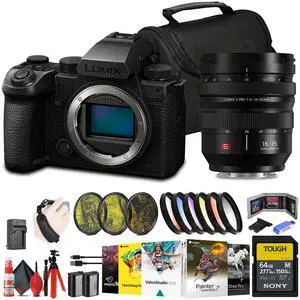 Panasonic Lumix S5 IIX Mirrorless Camera + Panasonic Lumix 16-35mm f/4 Lens + More