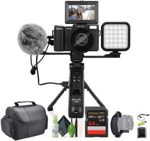 Minolta MND60V 64 MP Autofocus / 4K60FPS Ultra HD VLOG Camera Kit Bundle