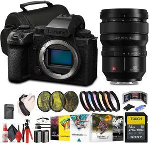 Panasonic Lumix S5 IIX Mirrorless Camera + Panasonic Lumix S 24-105mm Lens + More