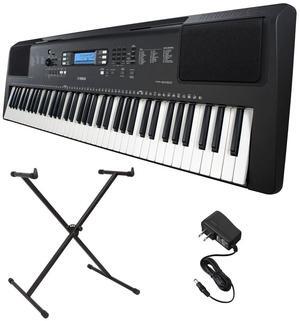 Yamaha PSR-EW310 76-Key Portable Keyboard Bundle with Stand and Power Supply
