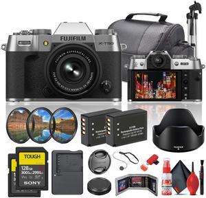 Fujifilm X-T50 Mirrorless Camera with 15-45mm f/3.5-5.6 Lens Bundle