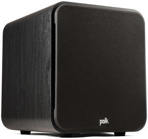 Polk Audio Signature Elite ES8 Subwoofer (Black), 8" Long-Throw Woofer with Mineral-Filled Polymer Cone, 100W Class D Amplifier, Front Firing Home Subwoofer, Time-Smart Phase Control
