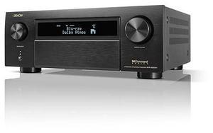 Denon AVR-X6800H 11.4 Channel AV Receiver - 140W/Channel, Wireless Streaming via Built-in HEOS, WiFi, & Bluetooth, Supports Dolby Vision, HLG, HDR10+, Dynamic HDR, & Dolby Atmos Height Virtualization