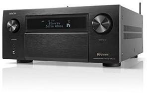 Denon AVR-A1H 15.4-Ch Receiver (150W X 15) - 4K/120 and 8K Home Theater Receiver (2022), Wireless Streaming via Bluetooth, Wi-Fi & HEOS Multi-Room, Dolby Atmos, DTS:X Pro, IMAX Enhanced & Auro 3D