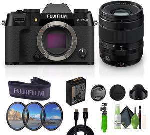 Fujifilm X-T50 Mirrorless Digital Camera XF16-50mm + More Accessories - Black