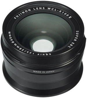 Fujifilm Fujinon Wide Conversion Lens for X100 Series Camera, Black (WCL-X100 B II) Fujifilm Fujinon Wide Conversion Lens for X100 Series Camera, Black (WCL-X100 B II)