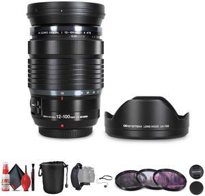 OM SYSTEM M.Zuiko Digital ED 12-100mm f/4 IS PRO Lens Bundle