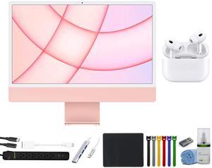 Apple iMac M1 24" with Retina 4.5K - 256GB SSD - Pink + AirPods 4 + More