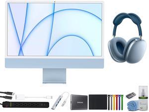 Apple iMac M1 24" with Retina 4.5K - 256GB SSD - Blue  + Airpods Max +More