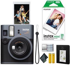 FujiFilm Instax Mini 41 Instant Film Camera + Instant-mini Film (20 Sheets)