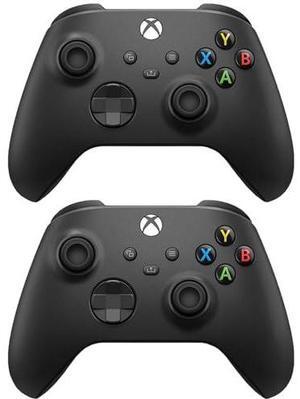 Microsoft Xbox Core Wireless Controller 2-Pack Bundle - Carbon Black - Xbox Series X|S, Xbox One, and Windows Devices