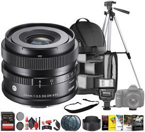 Sigma 24 3.5 DG DN Contemporary Sony E Bundle