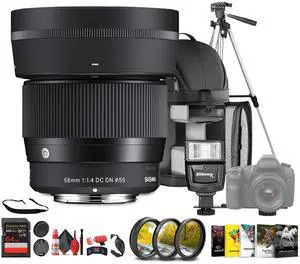Sigma 56 1.4 DC DN Conmtemporary Sony E Bundle