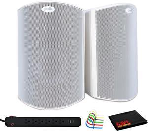 Polk Audio Atrium4 All-Weather Indoor/Outdoor Speakers Bundle