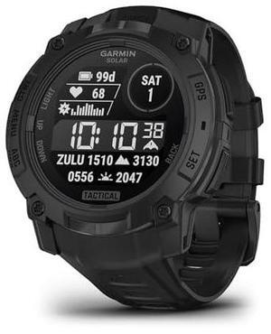Garmin Instinct® 3 Tactical Edition, 45mm, Solar Charged Display, Rugged Outdoor GPS Smartwatch