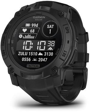 Garmin Instinct® 3 Tactical Edition, 50mm, Solar Charged Display, Rugged Outdoor GPS Smartwatch