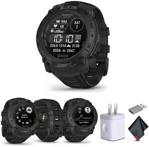 Garmin Instinct 3, 50mm, Solar, Tactical Edition, Bundle