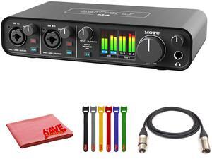 MOTU M4 USB-C Audio-MIDI Interface Bundle