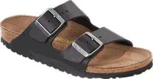 Birkenstock Women's Arizona Birko-Flo Black Sandals - 6-6.5 2A(N) US Women